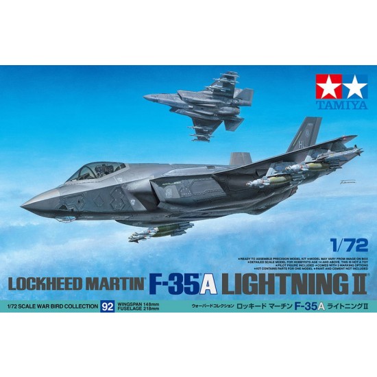 1/72 Lockheed Martin F-35A Lightning II Multirole Fighter