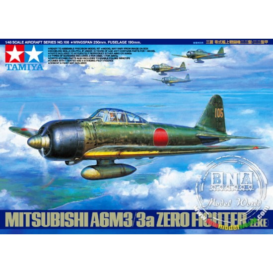 1/48 Mitsubishi A6M3/3A Zero (Zeke)