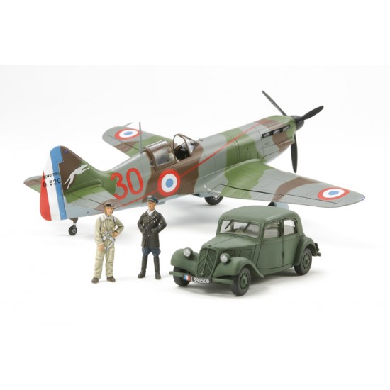 1/48 Dewoitine D.520''French Aces''-w/Staff Car