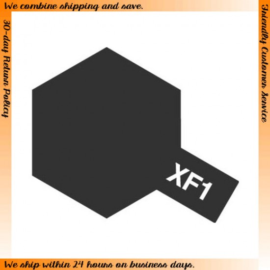 Enamel Paint XF-1 Flat Black (10ml)
