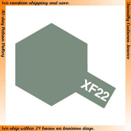 Enamel Paint XF-22 Flat RLM Grey (10ml)