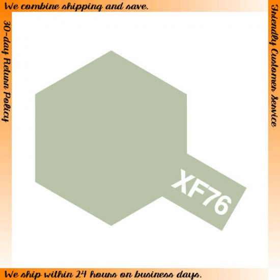 Acrylic Mini Xf-76 Grey Green 10Ml Bottle / Tamiya USA