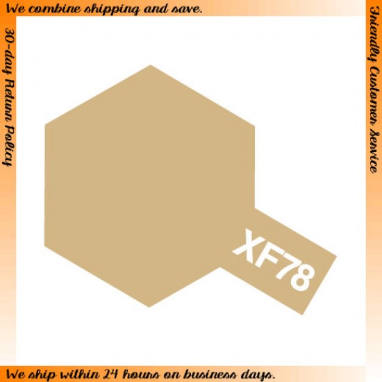 Acrylic Paint Mini XF-78 Flat Wooden Deck Tan 10ml