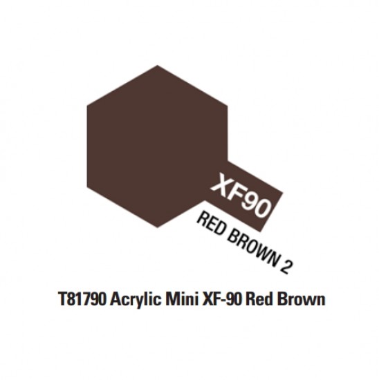Acrylic Paint Mini XF-90 Dark Brown (10ml)