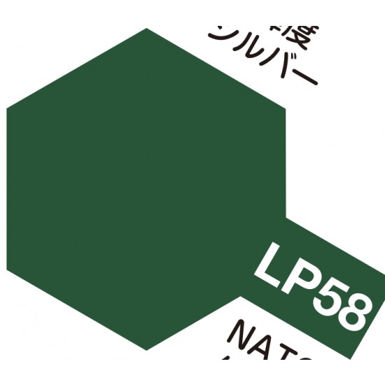 Lacquer Paint LP-58 Nato Green (flat, 10ml)