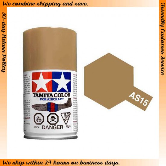 Lacquer Spray Paint AS-15 Tan (USAF) for Aircraft kits (100ml)