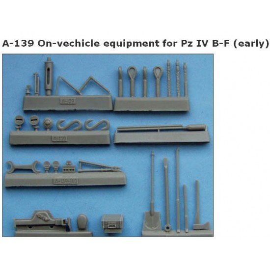 1/35 On-vehicle Equipment for Panzer IV B-F (Early) A-139