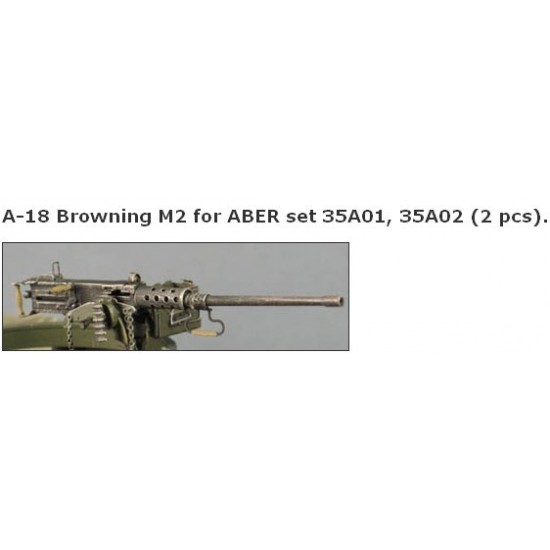 1/35 Browning M2 (used with Aber Set 35A001,35A002)