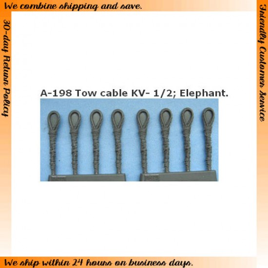 Tow Cable for 1/35 KV-1/2; Elephant (A-198)