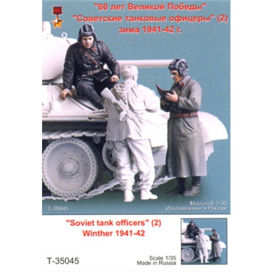1/35 Soviet Tank Officers in Winter 1941-1942 (2 Figures)