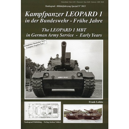 German Military Vehicles Special Vol.13 Kampfpanzer Leopard 1 MBT - Early Years (English)