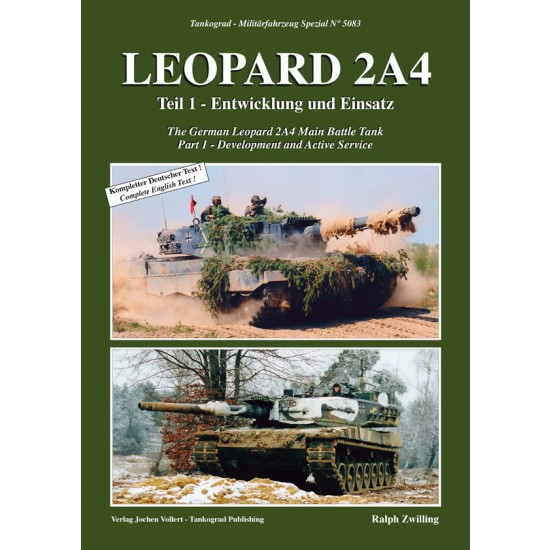 German Military Vehicles Special Vol. 5083 Leopard 2A4 Part 1 (English, 64 pages)