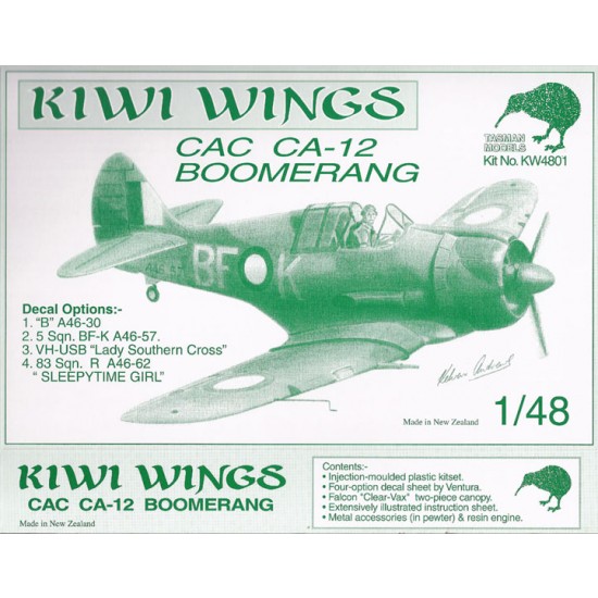 1/48 CAC CA-12 Boomerang [Kiwi Wings]