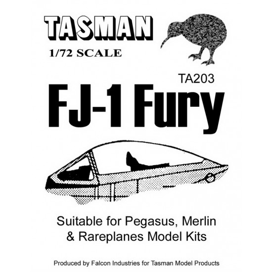 1/72 FJ-1 Fury Canopy for Pegasus/Merlin/Rareplanes kits