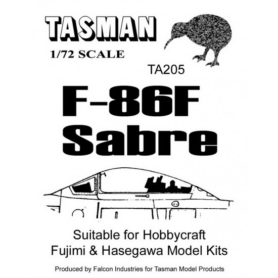 1/72 F-86F Sabre Canopy for Fujimi/Hobbycraft/Hasegawa kits