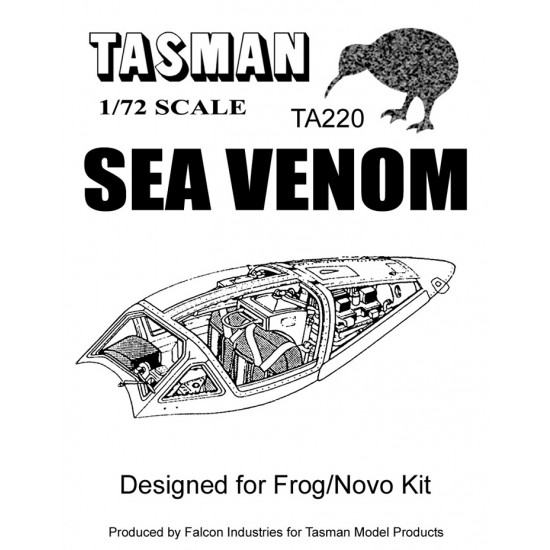 1/72 Sea Venom Canopy for Frog/Novo kits