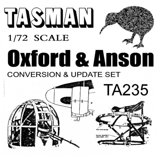 1/72 Oxford / Anson Turret Version Conversion Set for Tasman/Airfix kits