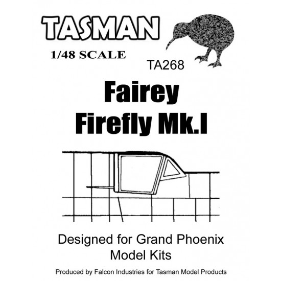 1/48 Fairey Firefly Mk.I Canopy for Grand Phoenix kits