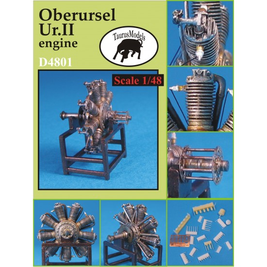 1/48 German Oberursel UR-II Rotary Engine