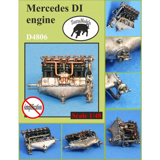 1/48 German WNW Mercedes DI Inline Engine