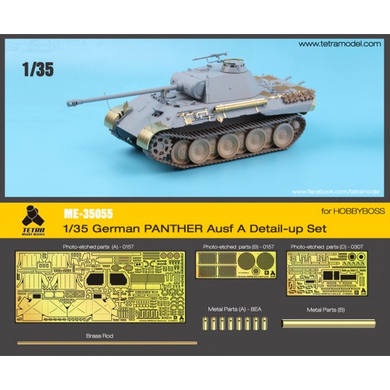 1/35 German Panther Ausf.A Detail-up Set for Hobby Boss kits