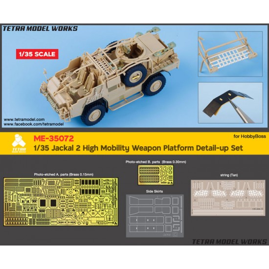 1/35 Jackal 2 High Mobility Weapon Platform Detail-up Set for HobbyBoss kits