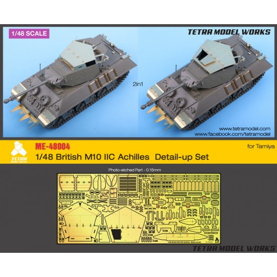 1/48 British M10 IIC Achilles  Detail-up Set for Tamiya kits