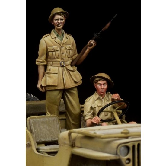 1/35 WWII British Driver & Tommy in Western Desert
