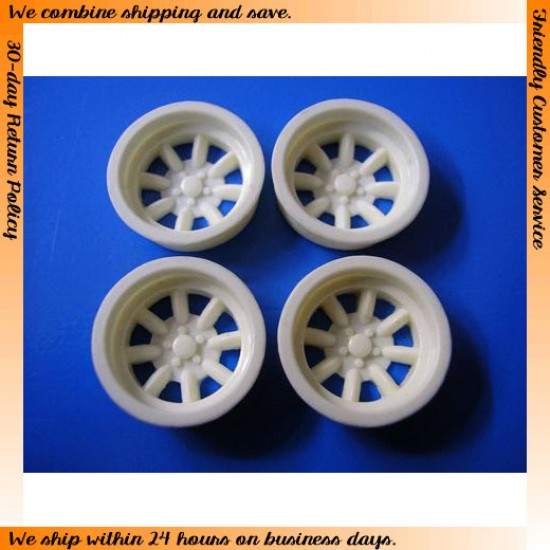 1/25 Wheels x4pcs (5 Stud) (Diameter: 17.1mm)