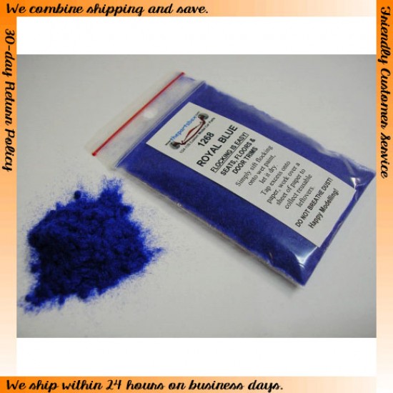 Flocking Blue Flocking - Royal Blue (3g) The Parts Box 1268