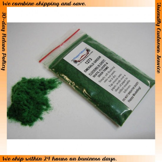Green Flocking Powder Flocking - Emerald Green (3g) The Parts Box 1273