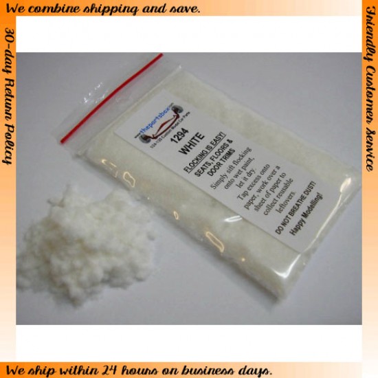 White Flocking Powder Flocking - White (3g) The Parts Box 1294