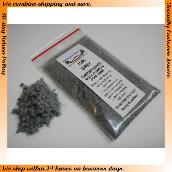 Grey Flocking Powder Flocking - Grey (3g) The Parts Box 1296