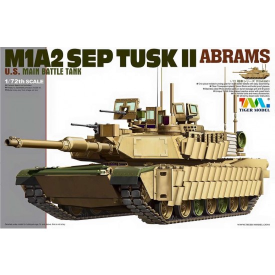 Tiger Models Tig 9601 1/72 US M1A2 SEP Abrams TUSK II kit new 