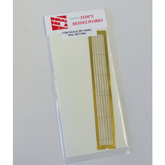 Scale Model Netting 1/350 Rail Netting for US Destroyer and Destroyer Escorts Toms ...