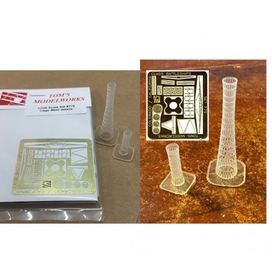 1/700 Cage Mast Set for Colorado and Tennessee class ''Big 5''
