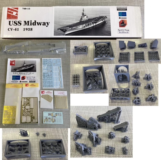 1/700 USS Midway CV-41 1958 Toms Modelworks 700-15
