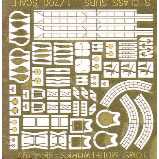 1/700 "S" Class Submarines S-28 & S-35 Brass Detail Kit (2 kits) 