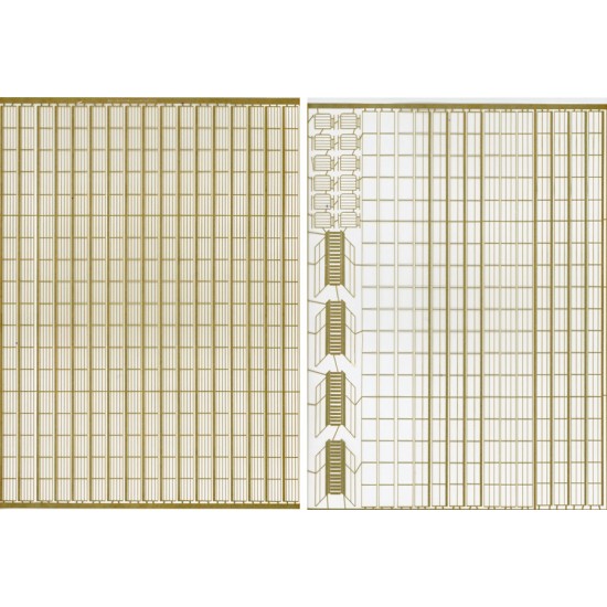 1/96 Ocean Liner Rails with Ladders and Railing Gates