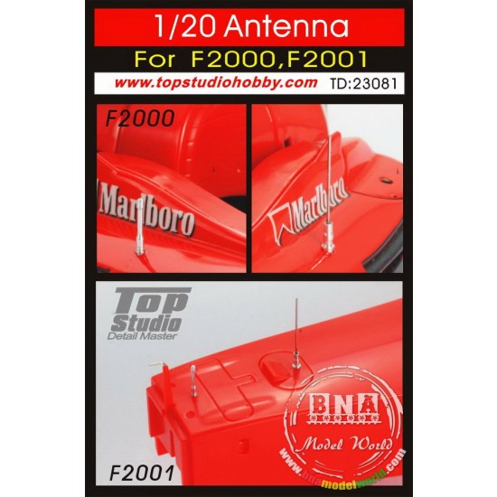 Antenna for 1/20 Ferrari F2000, F2001
