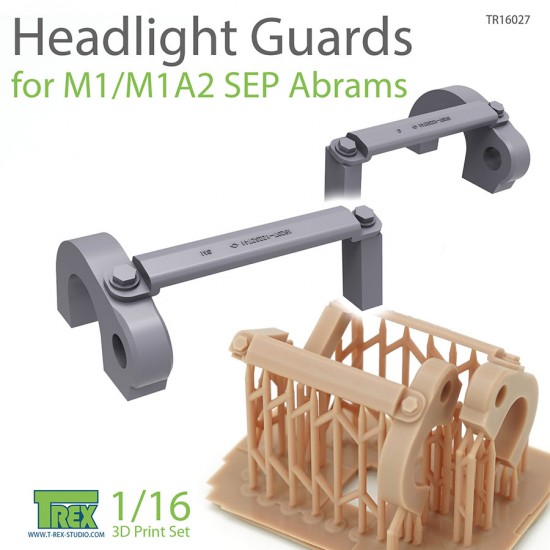 1/16 Headlight Guards for M1 Abrams