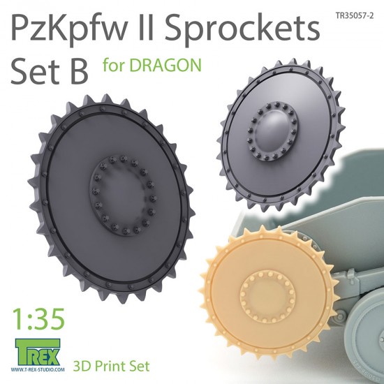 1/35 PzKpfw II Sprockets Set B for Dragon kits