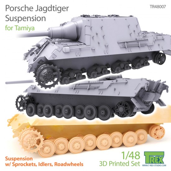 1/48 Porsche Jagdtiger Suspension for Tamiya kits
