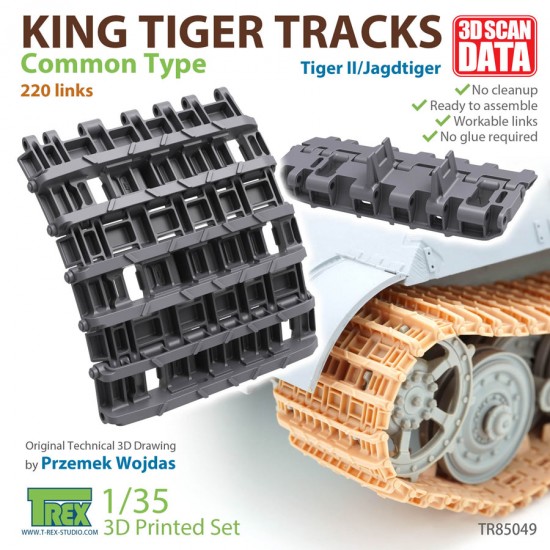 1/35 King Tiger T-Racks Common Type T-Rex Studio R85049
