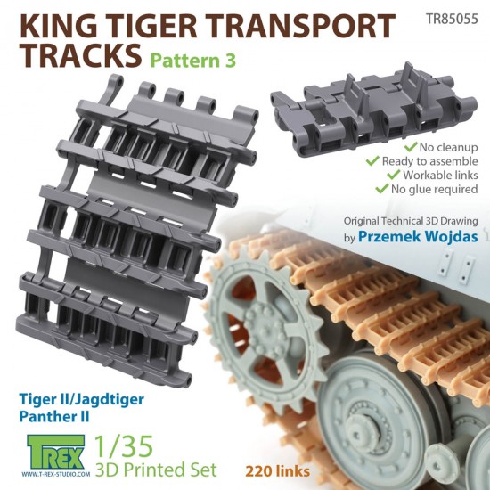 1/35 King Tiger T-Ransport T-Racks Pattern 3