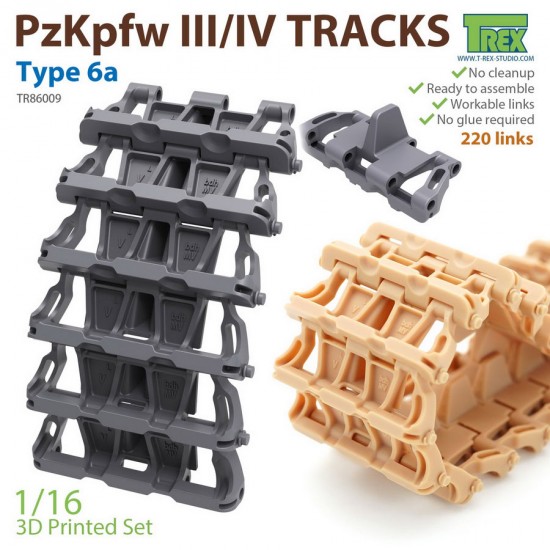 1/16 PzKpfw III/IV Tracks Type 6a