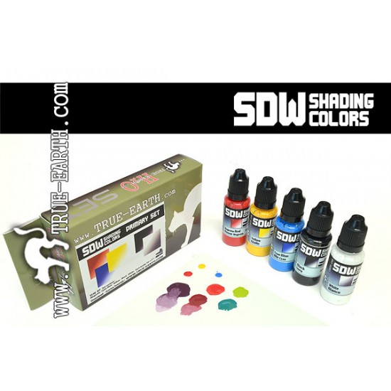 SDW Shading Colours - Primary Set (19ml x 5)