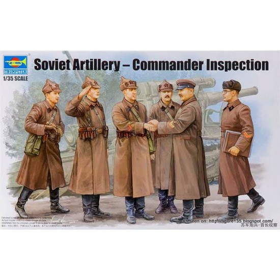 1/35 Soviet Artillery - Commander Inspection (6 figures)