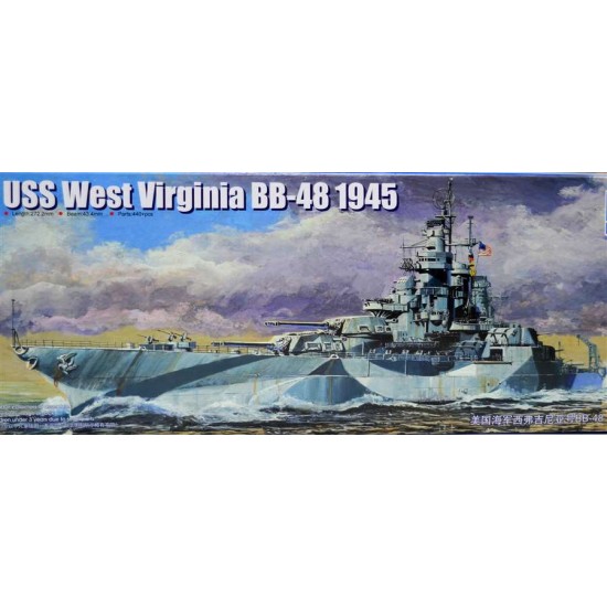 1/700 USS West Virginia BB-48 1945 Battleship