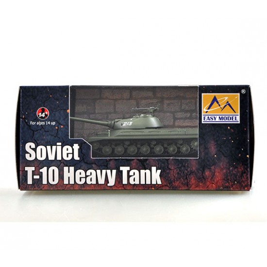 1/72 Soviet T-10 Heavy Tank Assembled Model